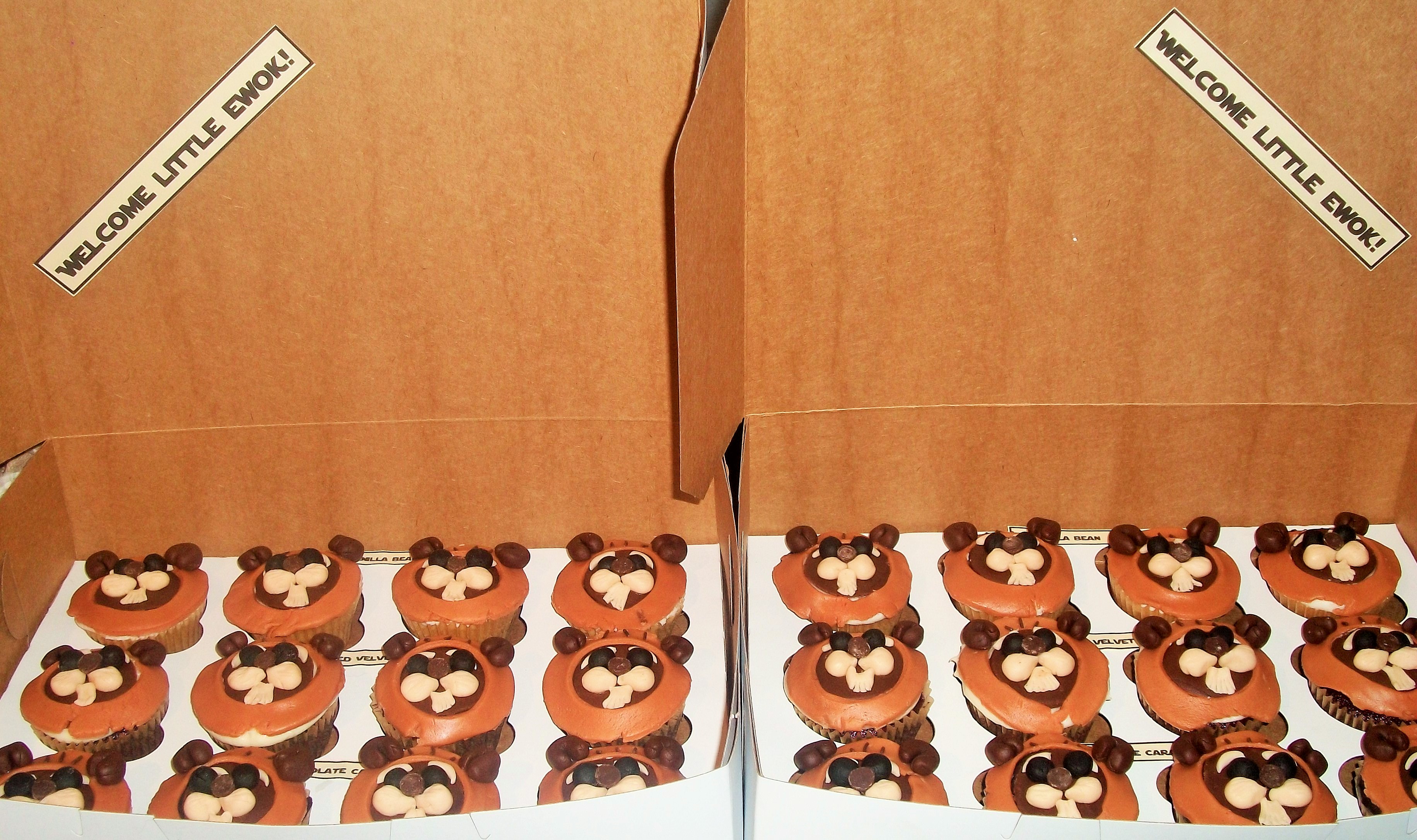 Little Ewok Cupcakes